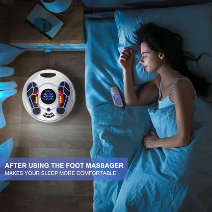 EMS & TENS Foot Stimulator Massager-Fsa or HSA Eligible-Electric Foot Stimulator with Remote Control Improves Circulation, Feet Legs Nerve Muscle Stimulator Relieves Body Pains, Neuropathy